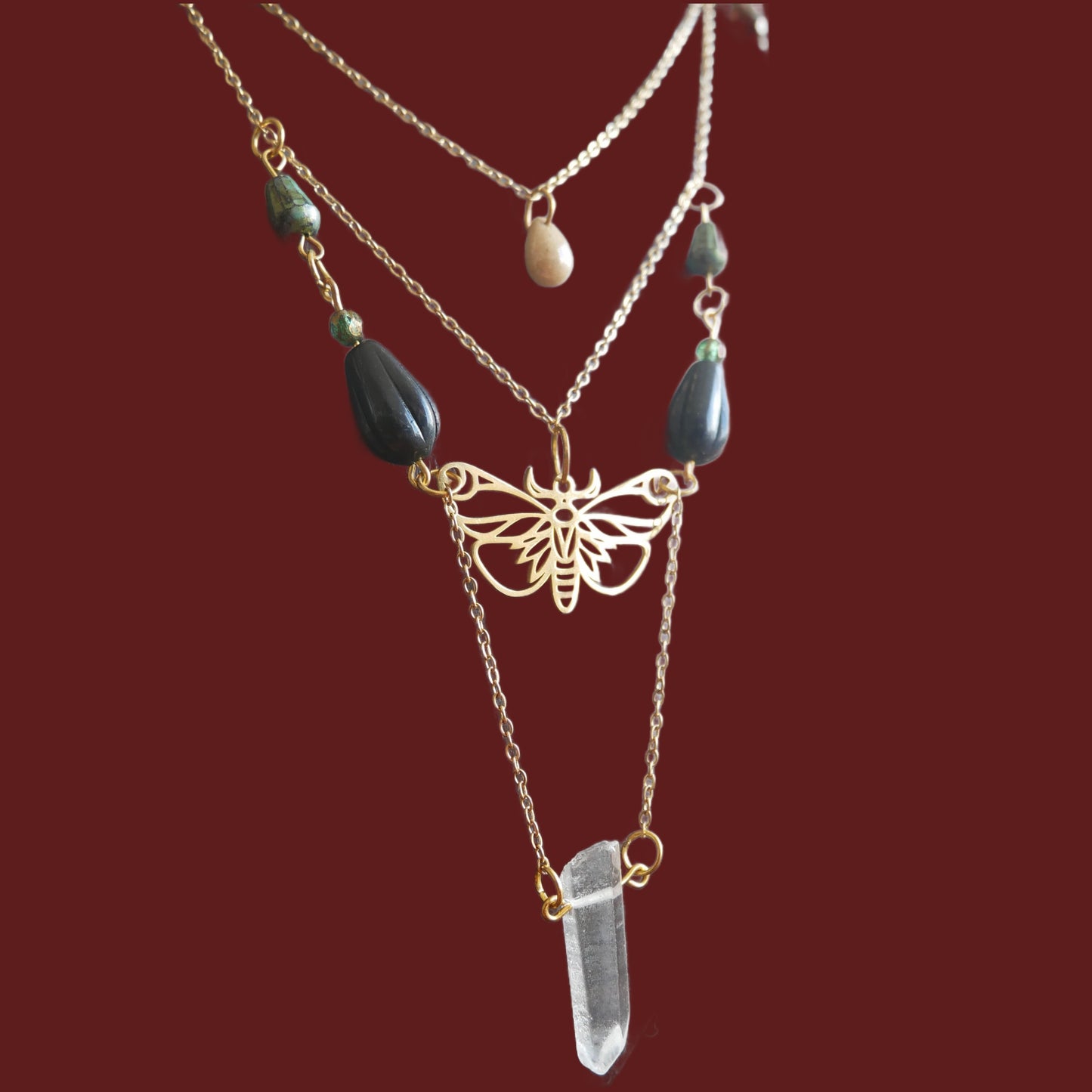 Collier Pap' à gouttes