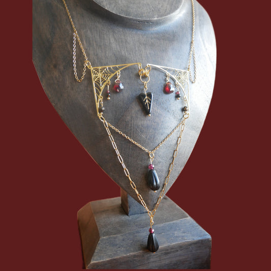 Collier Spider Web